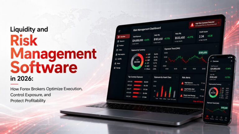 Read more about the article Forex Risk Management Software in 2026: Essential Features, Real-Time Analytics, and How Brokers Reduce Trading Exposure