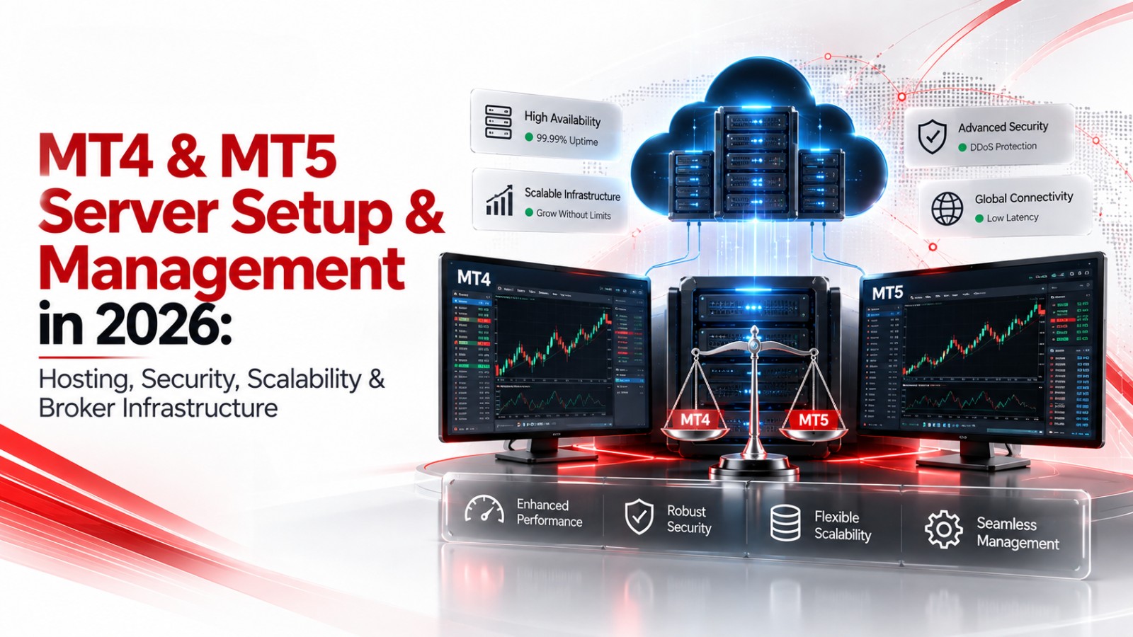 You are currently viewing MT4 & MT5 Server Setup & Management in 2026: Hosting, Security, Scalability & Broker Infrastructure